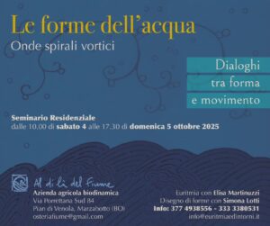 Seminario LE FORME DELL’ACQUA 10-2025
